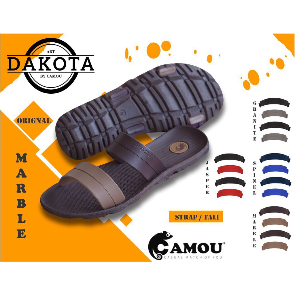 CAMOU - Sandal Pria - Sandal Camou Pria - DAKOTA Marble