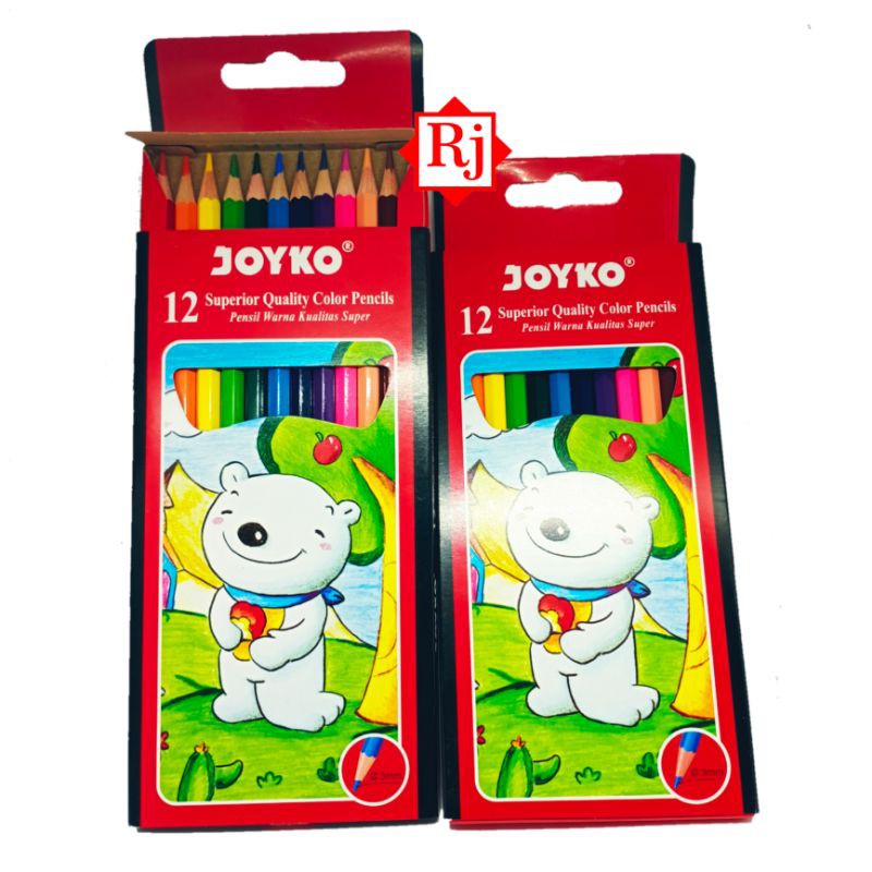 

[CP-12PB] Pensil Warna Joyko 12 Warna (P = 17 CM)