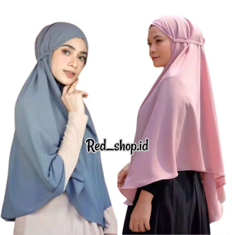 BERGO MARYAM PREMIUM JUMBO DIAMOND ITALIANO HIJAB KHIMAR BIG SIZE