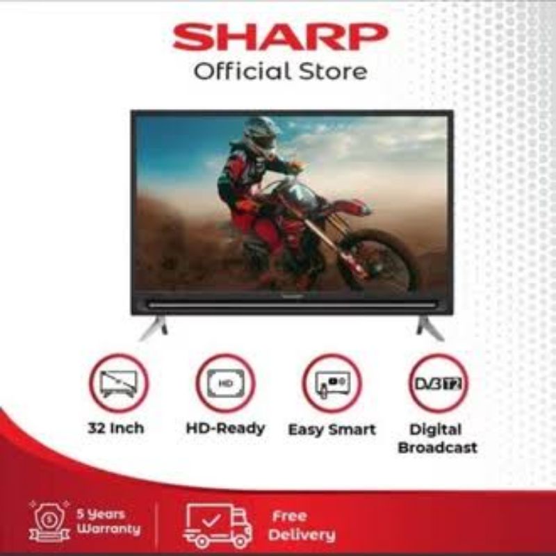 SHARP LED Smart TV 32Inch 32DF1i / 32DF