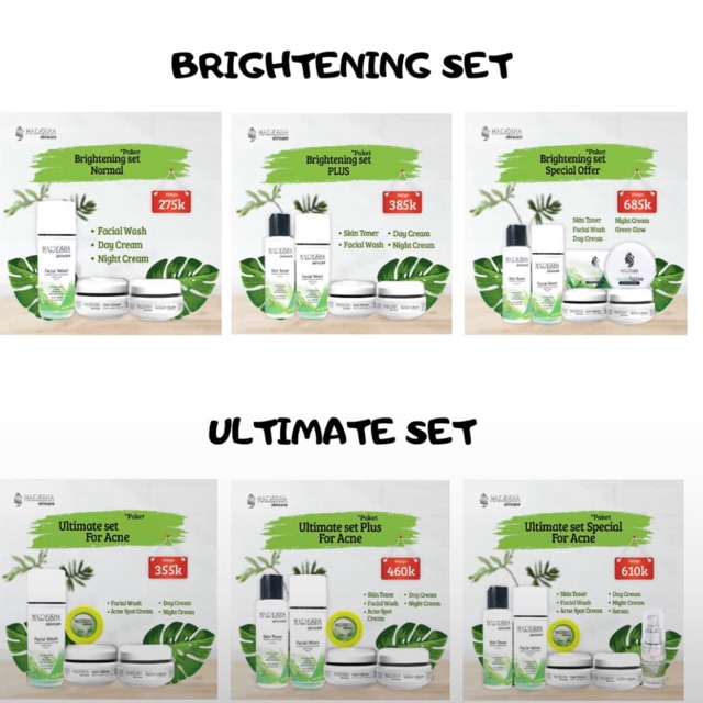 Semua rangkaian Paket Maresha Skincare