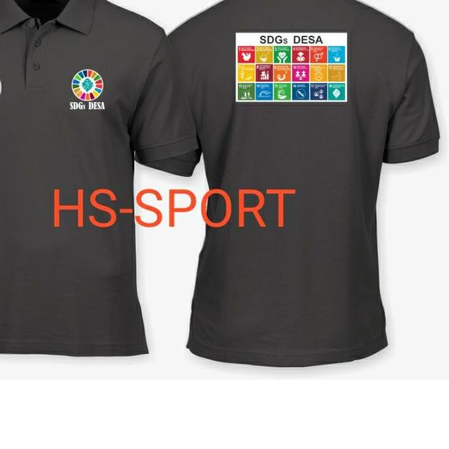 ♦ POLO SDGS DESA BAJU SDGS + nama desa full sablon BAJU SDGS DESA ➢