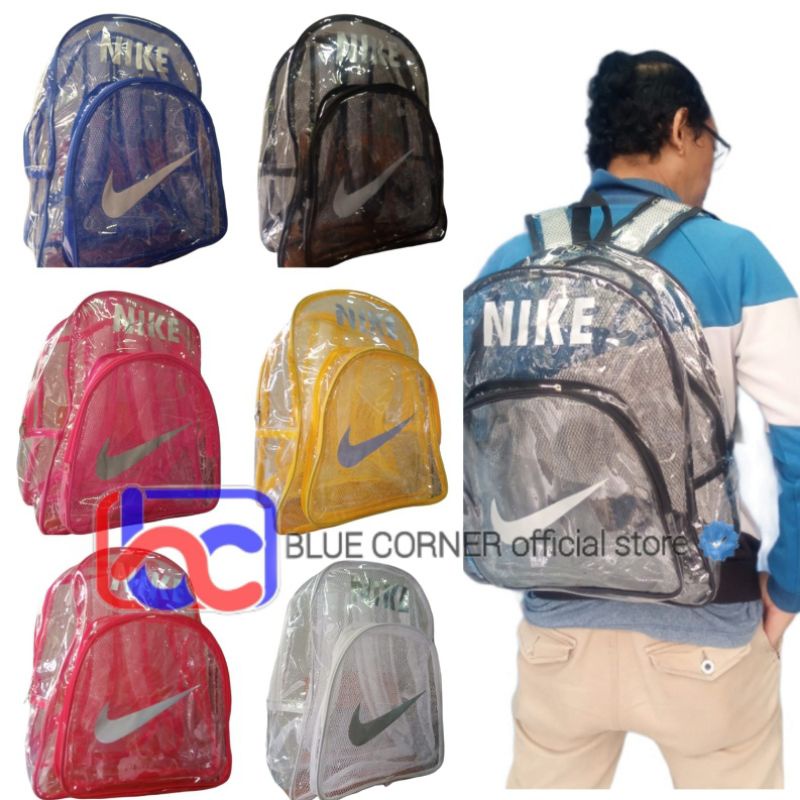 Tas Ransel Pria transparan pack transparan Ransel Cowok Murah Gratis Ongkir Bag W4D4 Kualitas Premiu