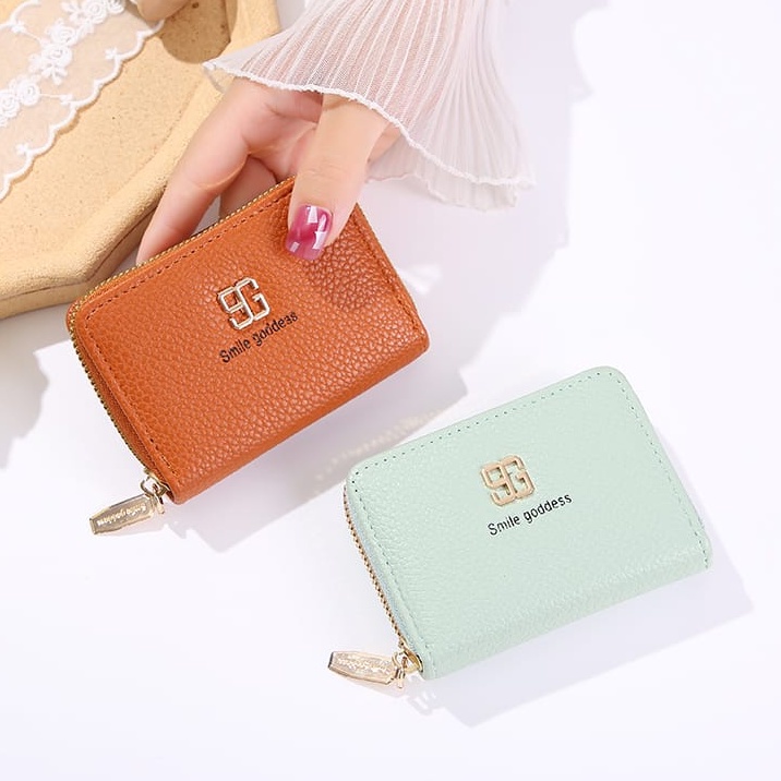 ASIN829 Dompet Mini Murah Impor Dompet Mini Wanita/Dompet Kartu Import 1043 Murah Dan Trendy