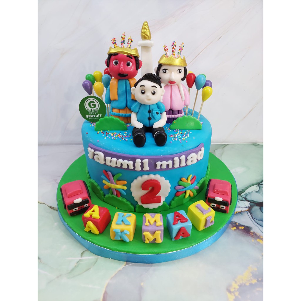 

Cake ondel-ondel / kue ulang tahun ukuran 20cm