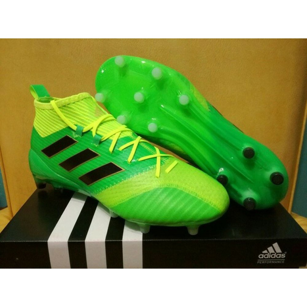 Terlaris  SEPATU BOLA ADIDAS ACE 17 3 FG SOLAR GREEN