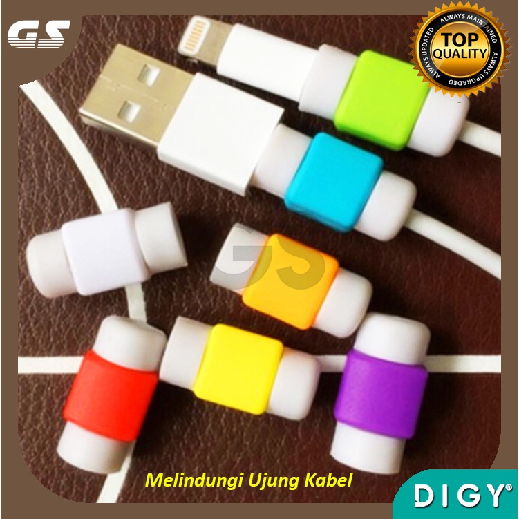 Cable Protector/Pelindung Kabel/Lightning Saver/Cable Saver/Penutup Ujung Kabel Casan iPhone