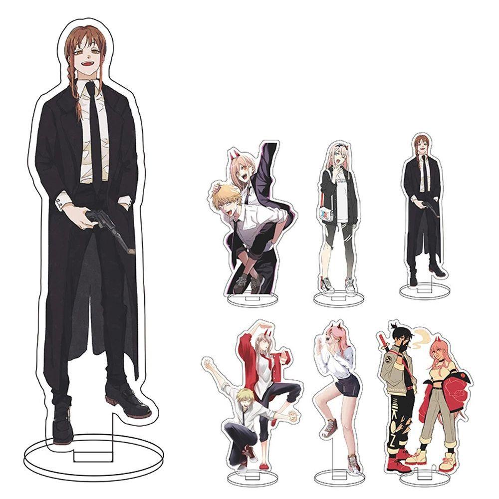 LANFY Stand Gambar Anime Model Koleksi Dua Sisi Ornamen Kartun Karakter Anime Transparan Karakter Manga Plat Akrilik