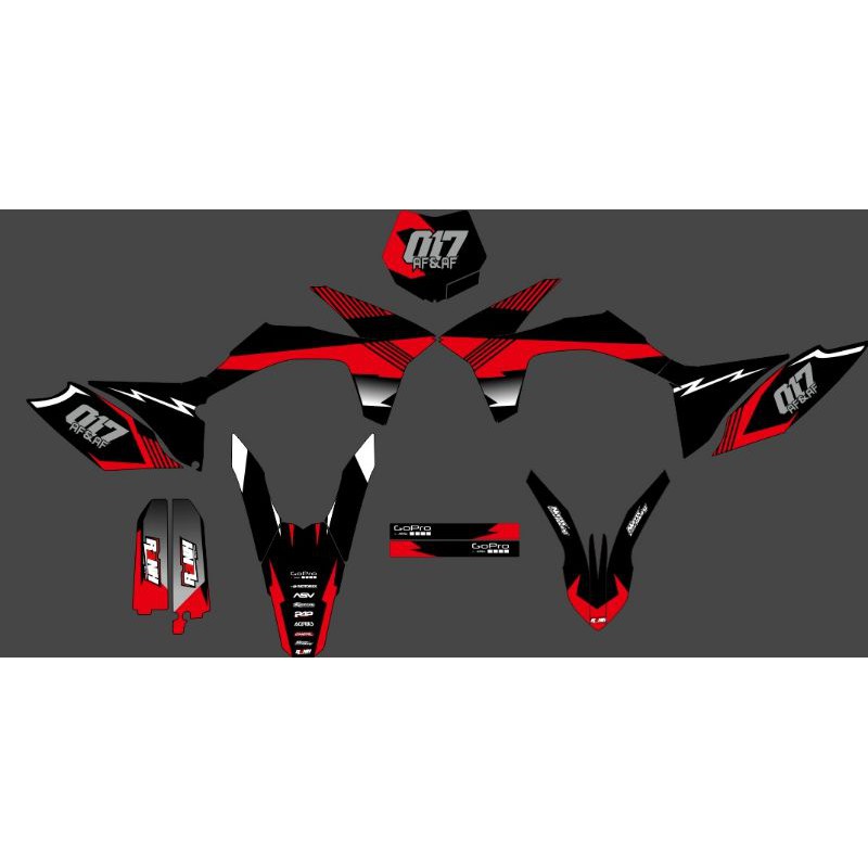 decal klx ktm crf