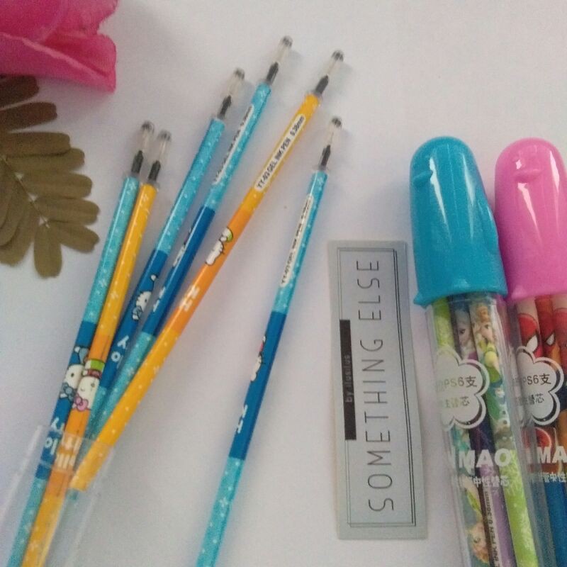 

isi pulpen gel isi 6