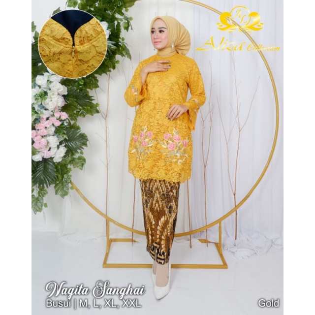 Kebaya Tunik Brukat Bordir / Kebaya Pesta / Kebaya Modren / Kebaya Pesta / Kebaya Wisuda / Kebaya