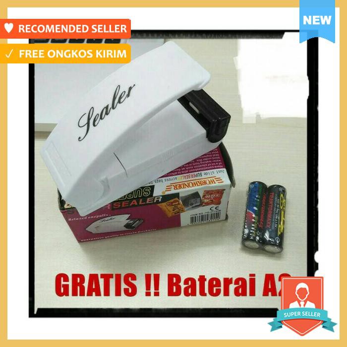 

Pengikat & Perekat - Alat Perekat Plastik Mini Sealer Free Baterai Travelling Unik Termurah