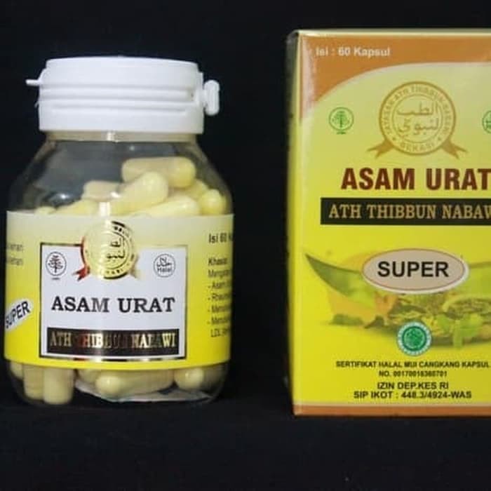 Obat Asam Urat Super Original / Thibbun Nabawi Herbal/ Obat Asam Urat