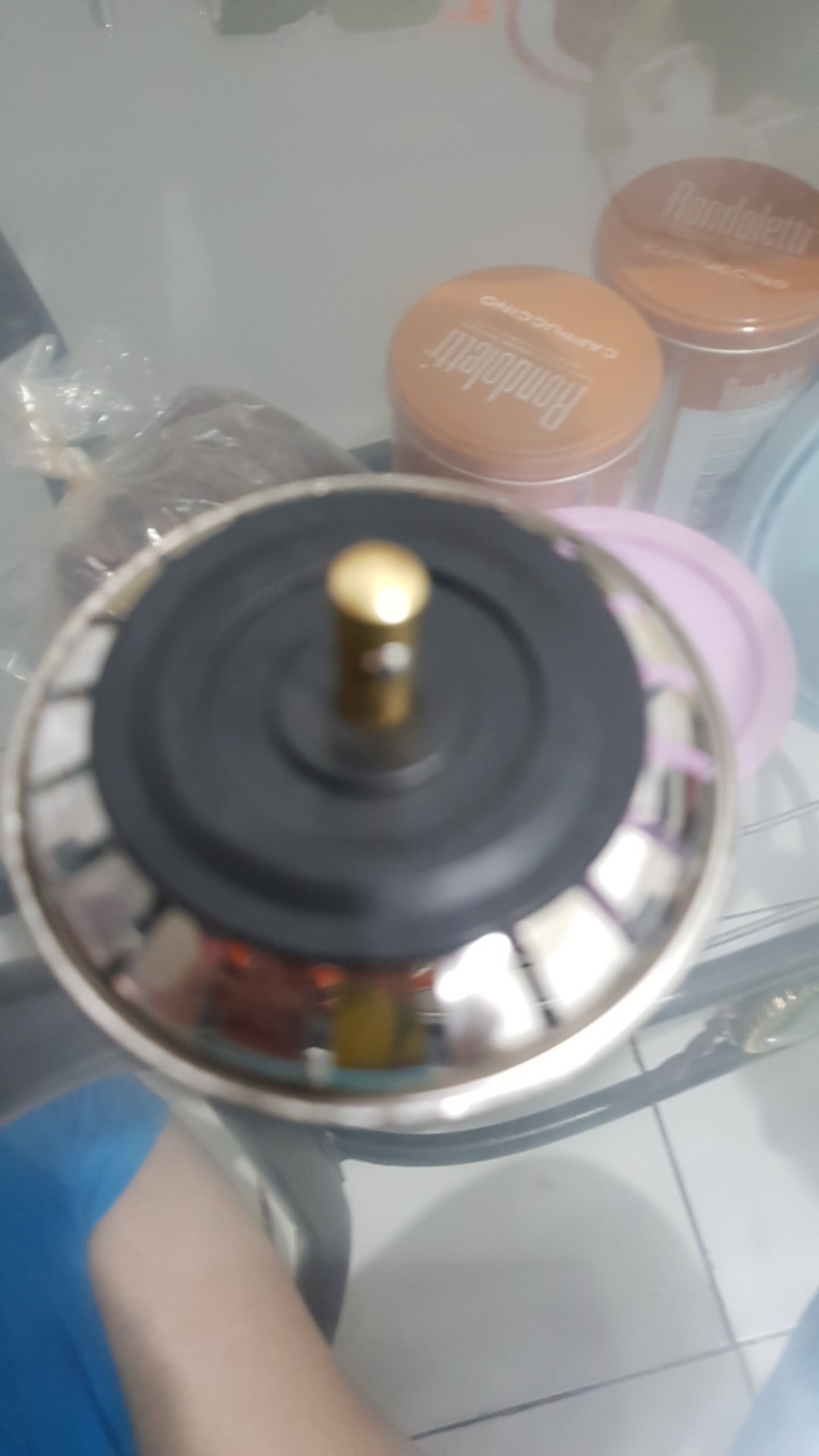 Stopper Penyaring Wastafel Dapur / Kamar Mandi Bahan Stainless Steel