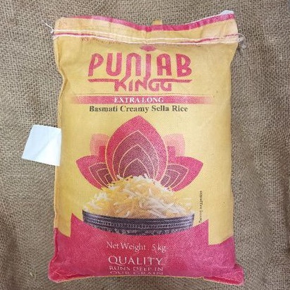 

Beras Basmati 5 Kg Punjab Kingg Extra Long nasi Briyani Kebuli