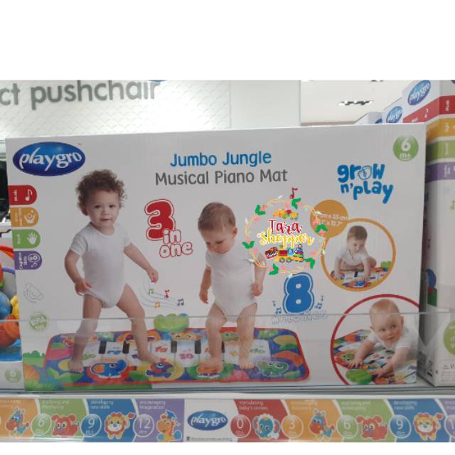 Playgro Jumbo Jungle Musical Piano Mat Shopee Indonesia