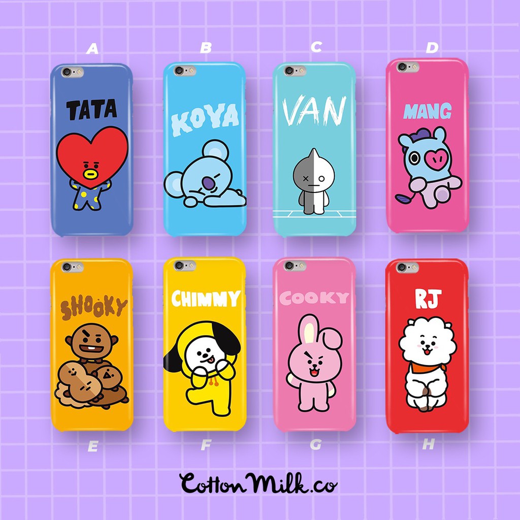 CASE CASING KOREA BTS BT21 SAMSUNG  J2 PRIME GRAND J5 J6 J8 