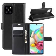 Samsung Galaxy Note 10 Lite Note 10Lite Flip Wallet Dompet Kulit Leather Standing Cover Case Casing