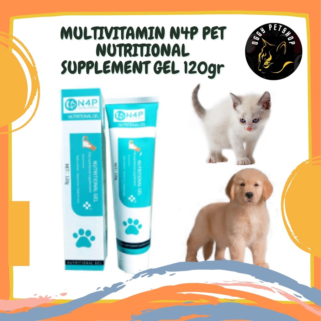 MULTIVITAMIN N4P PET NUTRITIONAL SUPPLEMENT GEL 120gr Nutriplus