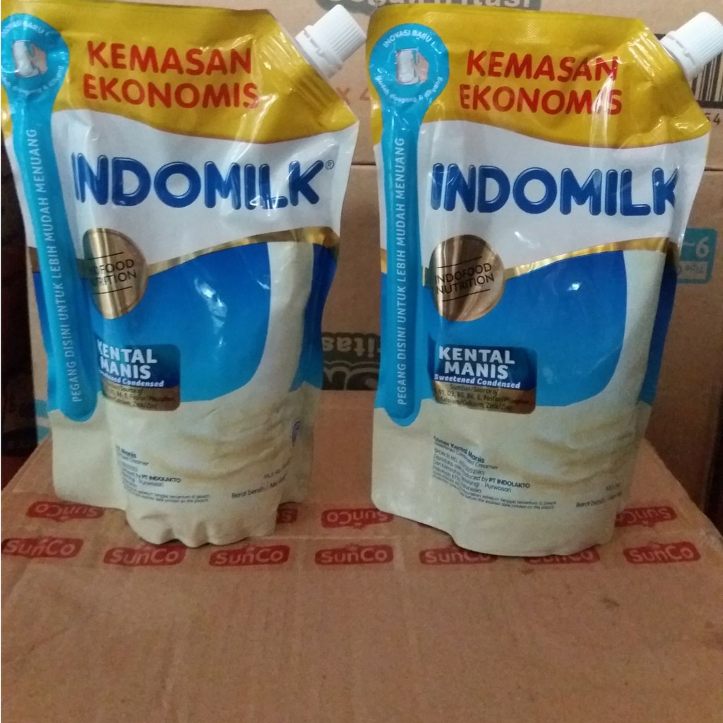 

Indomilk Susu Kental Manis 545gr - SKM kemasan pouch