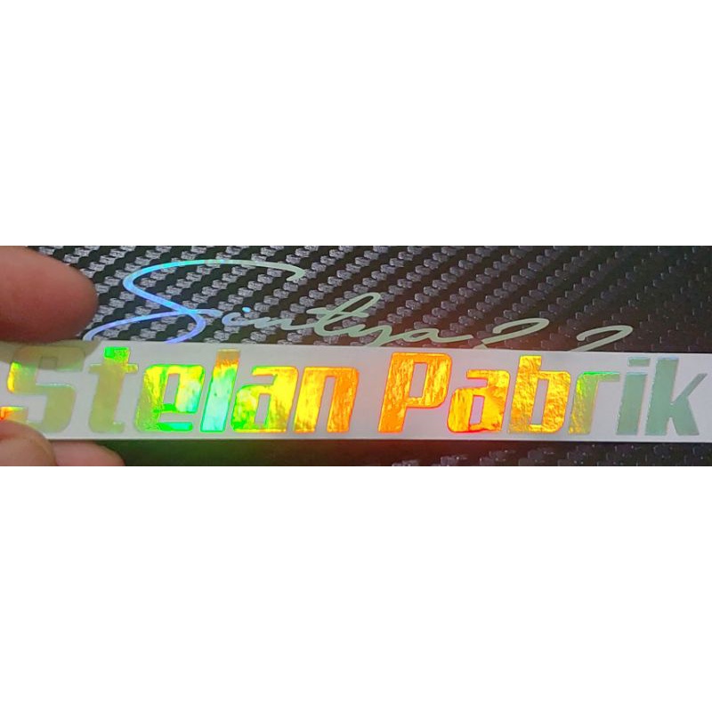 

Sticker Stelan pabrik stiker cutting