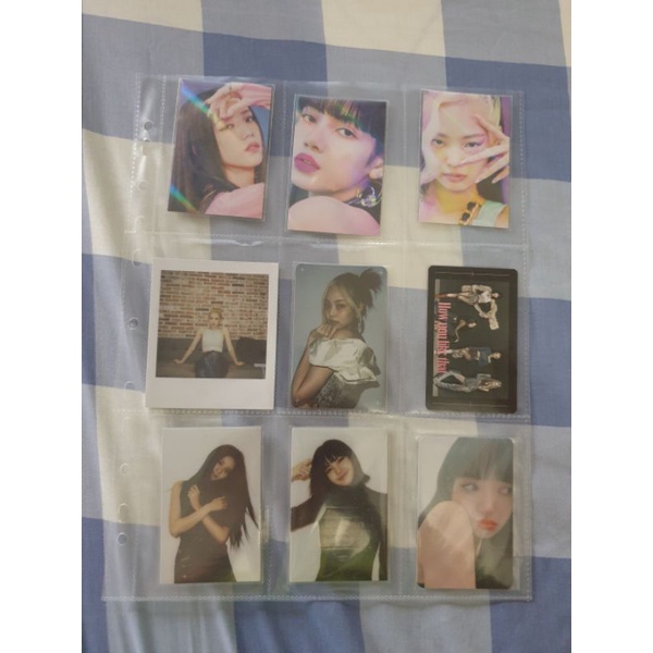 Blackpink photocard HYLT the album rose jennie lisa