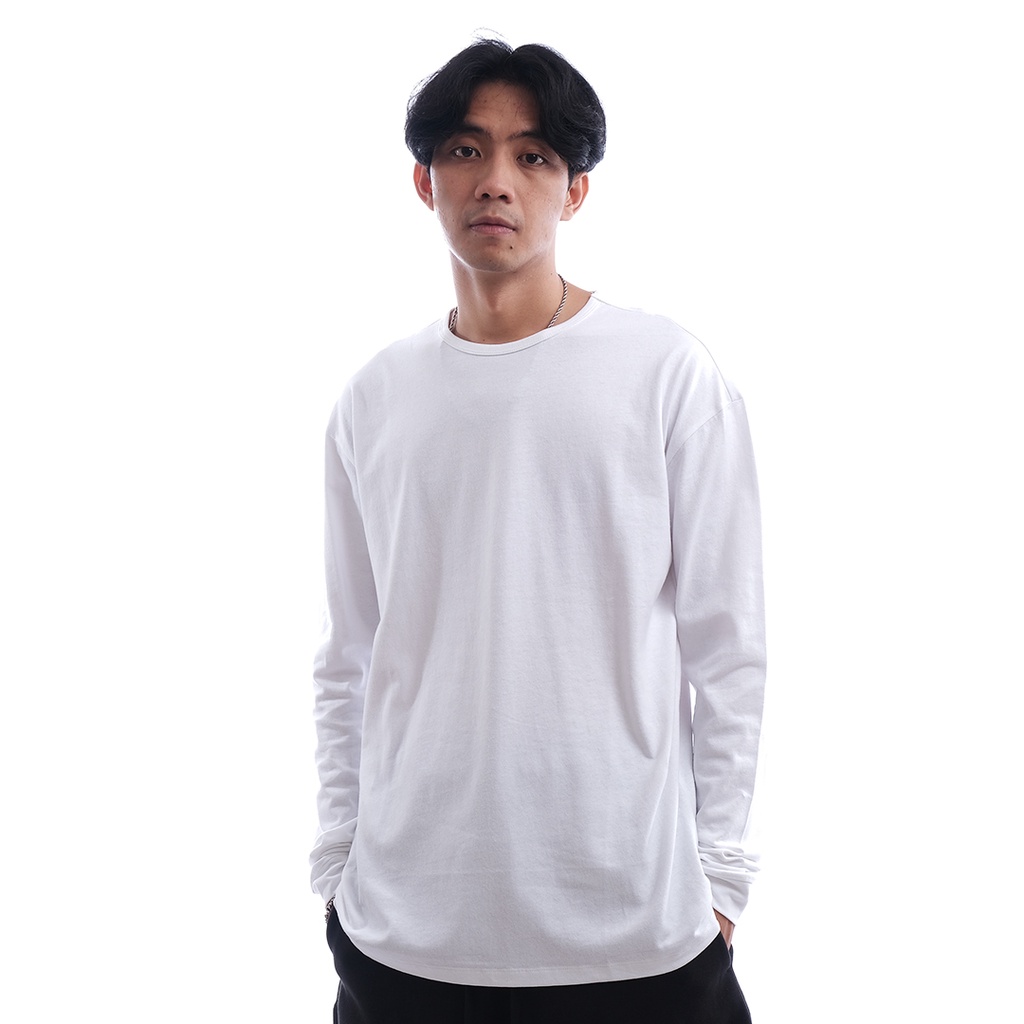 FOG Fifth Collection 2014-2015 Plain Long Sleeves T-Shirt White