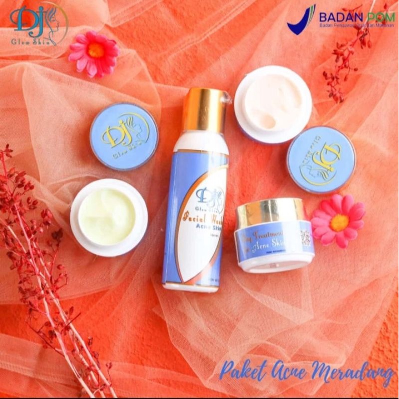 DJ Glow Skin paket jerawat meradang