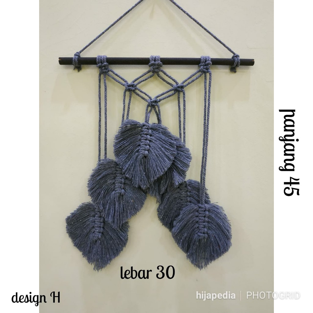 Hiasan dinding macrame/wall hanging makrame rajut decor