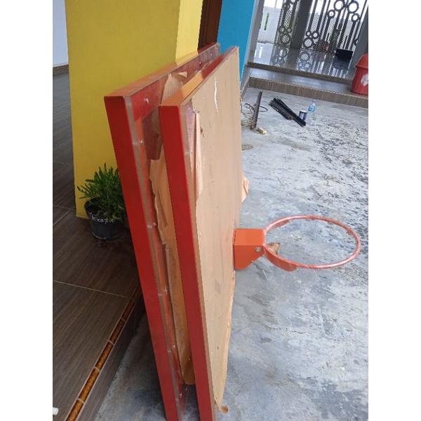 PAPAN BASKET AKRILIK plus RING STANDARD FIBA