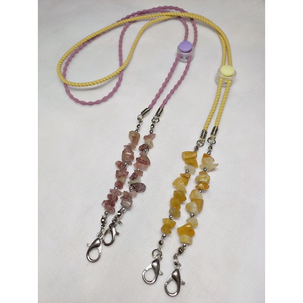 Strap 2 in 1 masker hijab Batu