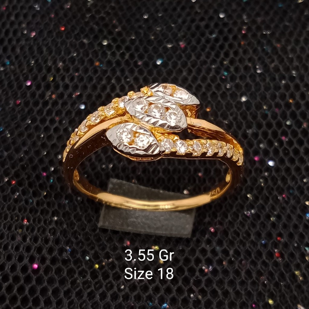 Cincin Emas 17 K - 3.55 Gr Kadar 750 - 2787