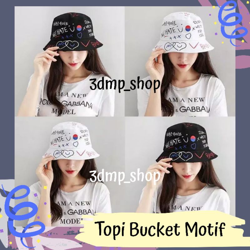 Topi Bucket Badas complex korean kpop korea