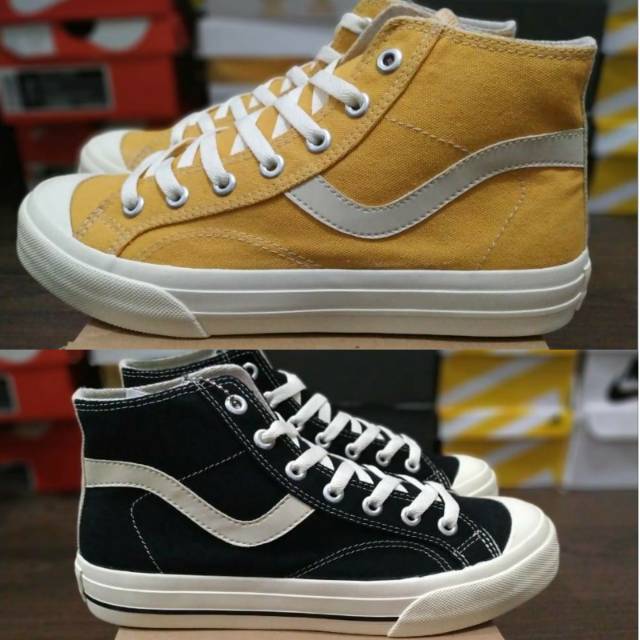 SEPATU VANTELA PUBLIC ORIGINAL VENTELA BTS ETHNIC CDG  BLACK NATURAL HIGH BLACK GUM GUM ALLBLACK