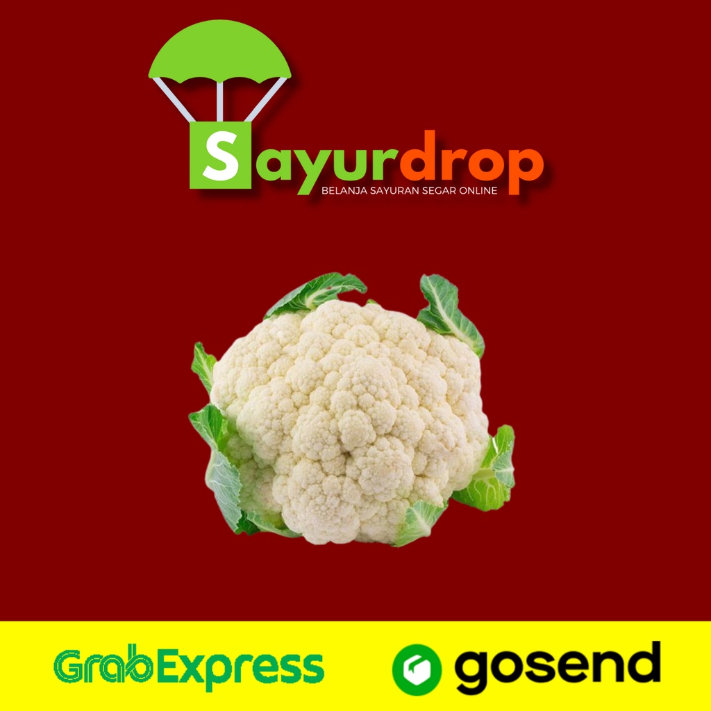 

Kembang Kol 500 Gram - Segar Higienis Murah Cepat - Instant/Same Day Delivery (Sayurdrop)