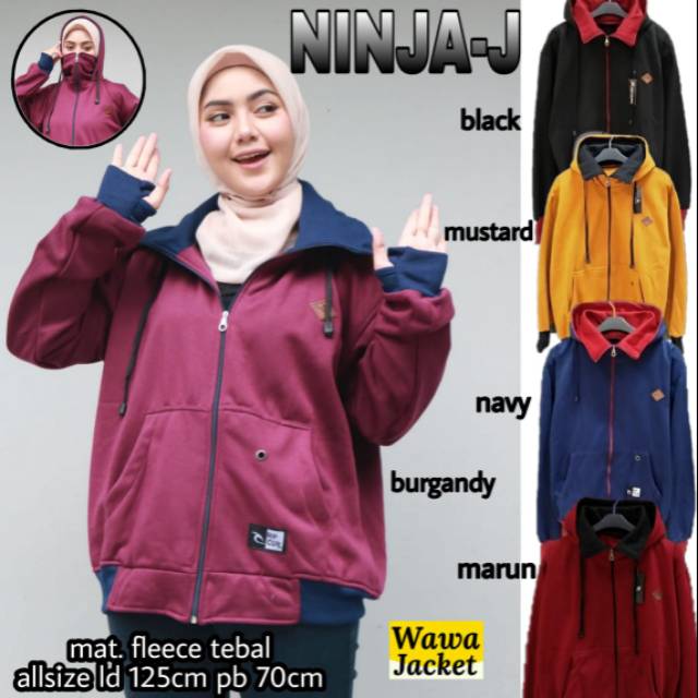 NINJA-J I Mat. Fleece Tebal l allsize ld 125cm Pb 90cm