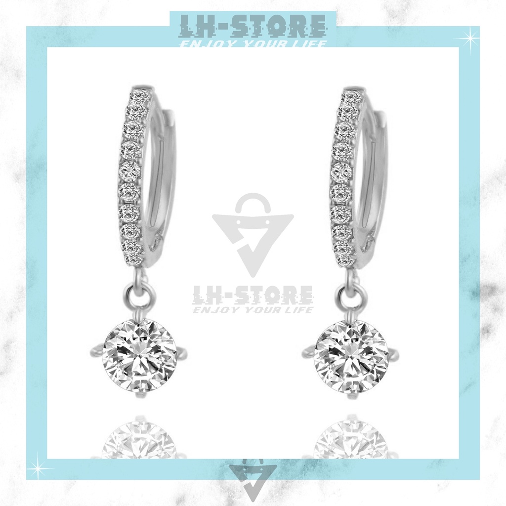 ANTING WANITA KOREA MODIS MASSA KINI MODEL JUMBAI KRISTAL PUTIH [AX-01]