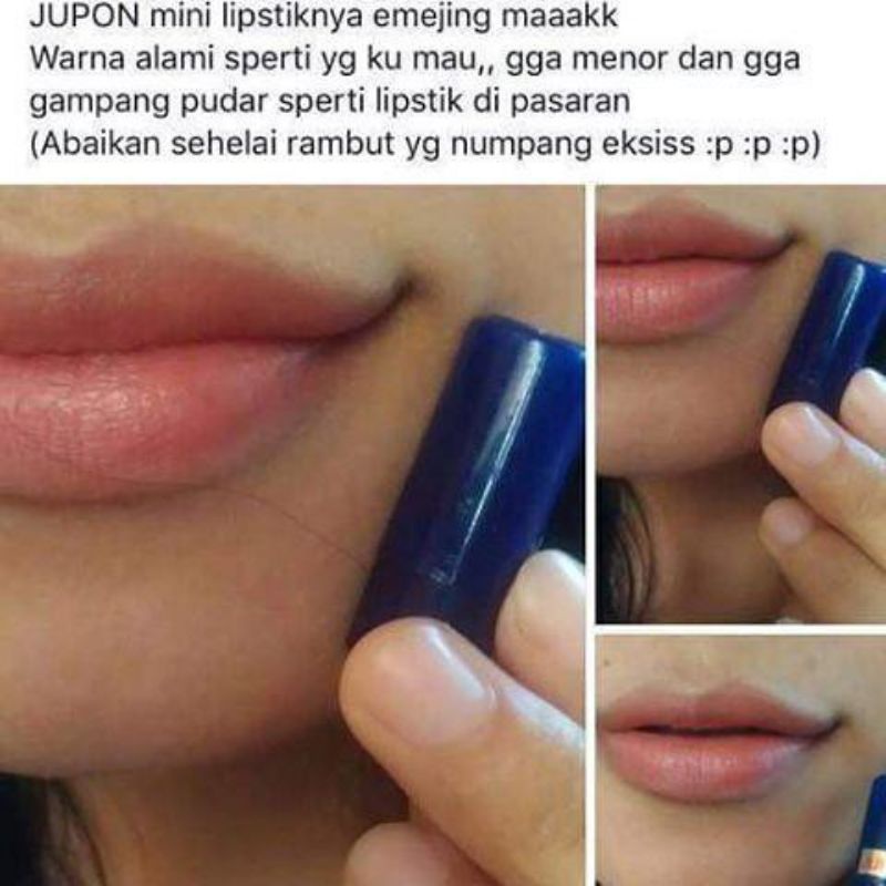 Medan Termurah + BPOM Lipstick Lipstik Lipbalm Jupon mini