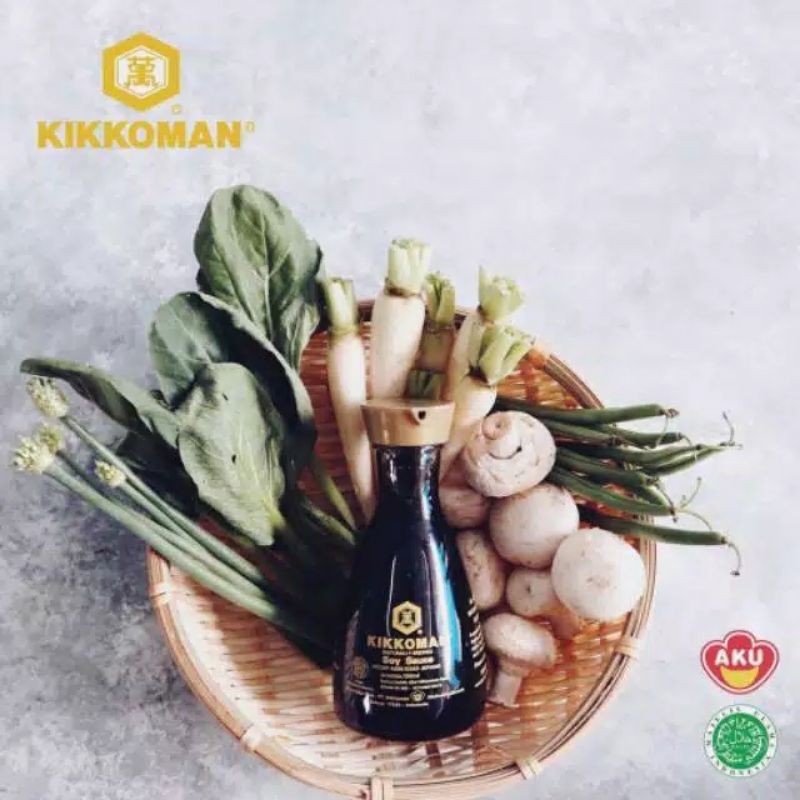 

LAKU Kikkoman Kikkoman All Puose Soy Sauce Bottle Halal 150ml Healthy Wagyu