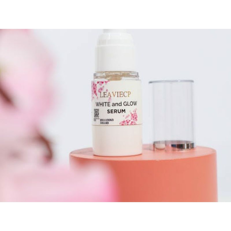 LEAVIECP WHITE AND GLOW SERUM /SERUM PENCERAH WAJAH LEAVIECP ORIGINAL 100%