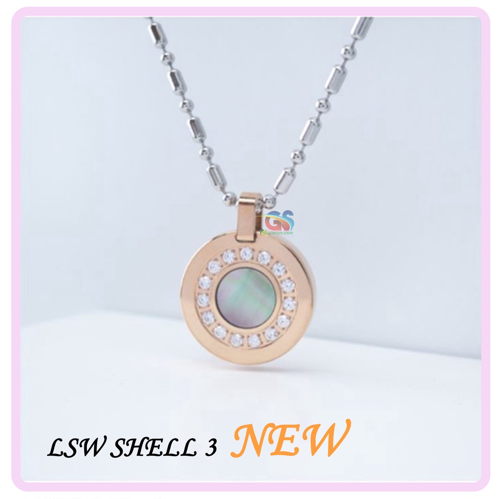 [NEW 2022] Kalung MCI √ kalung kesehatan √ kalung LSW SHELL 3 rose gold