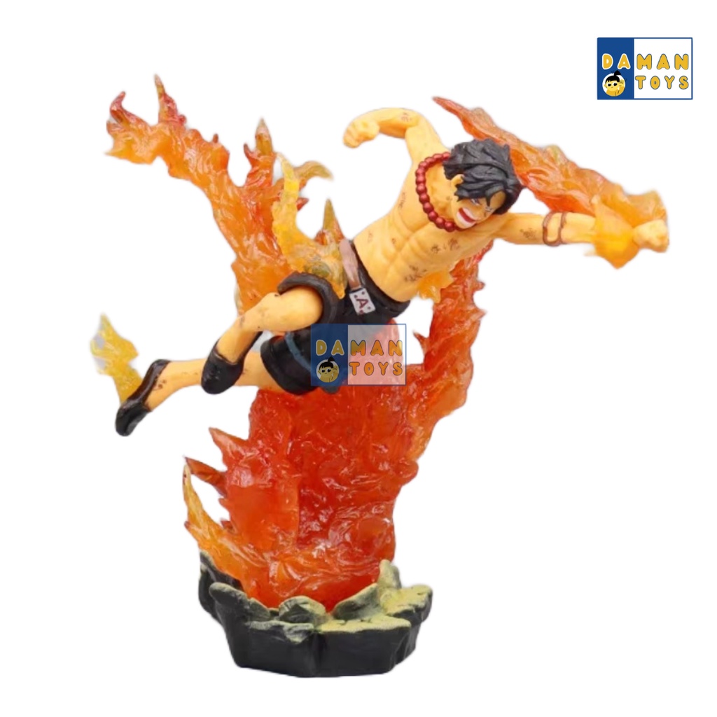 Action Figure One Piece Portgas D.Ace Sanji Flame Kick Devil Fire Version