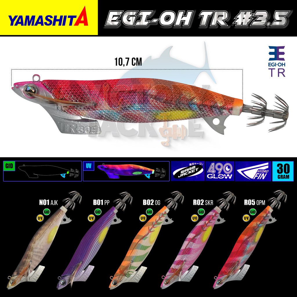 umpan cumi | squid Jig YAMASHITA EGI OH TIP RUN #3.5 / 30 GRAM