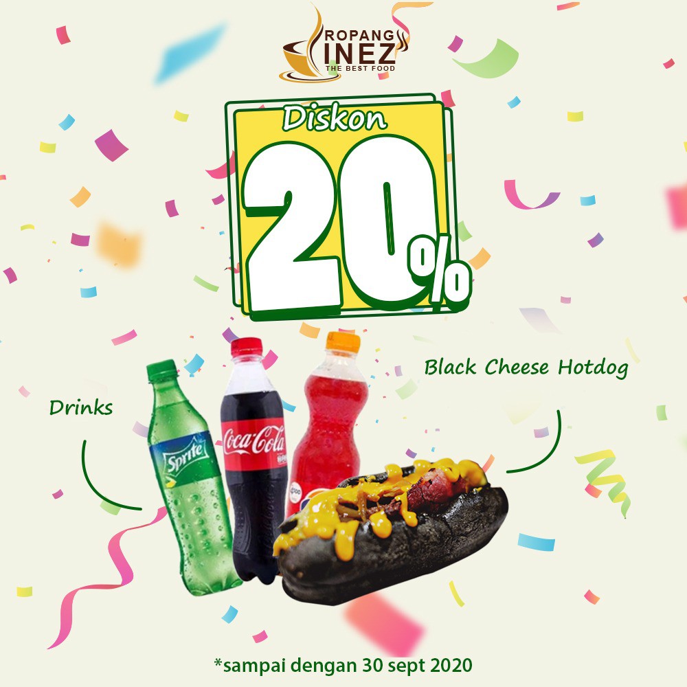 

Paket Cheese Hotdog Black + Sprite