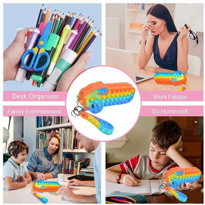 

Tempat pensil lucu/POP IT UNICORN Kotak penyimpanan