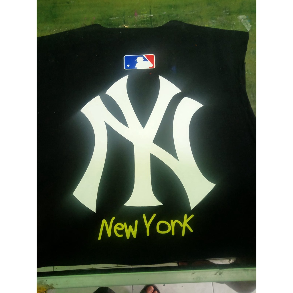 Kaos New York Premium Pria Wanita Lengan Pendek T Shirt NY