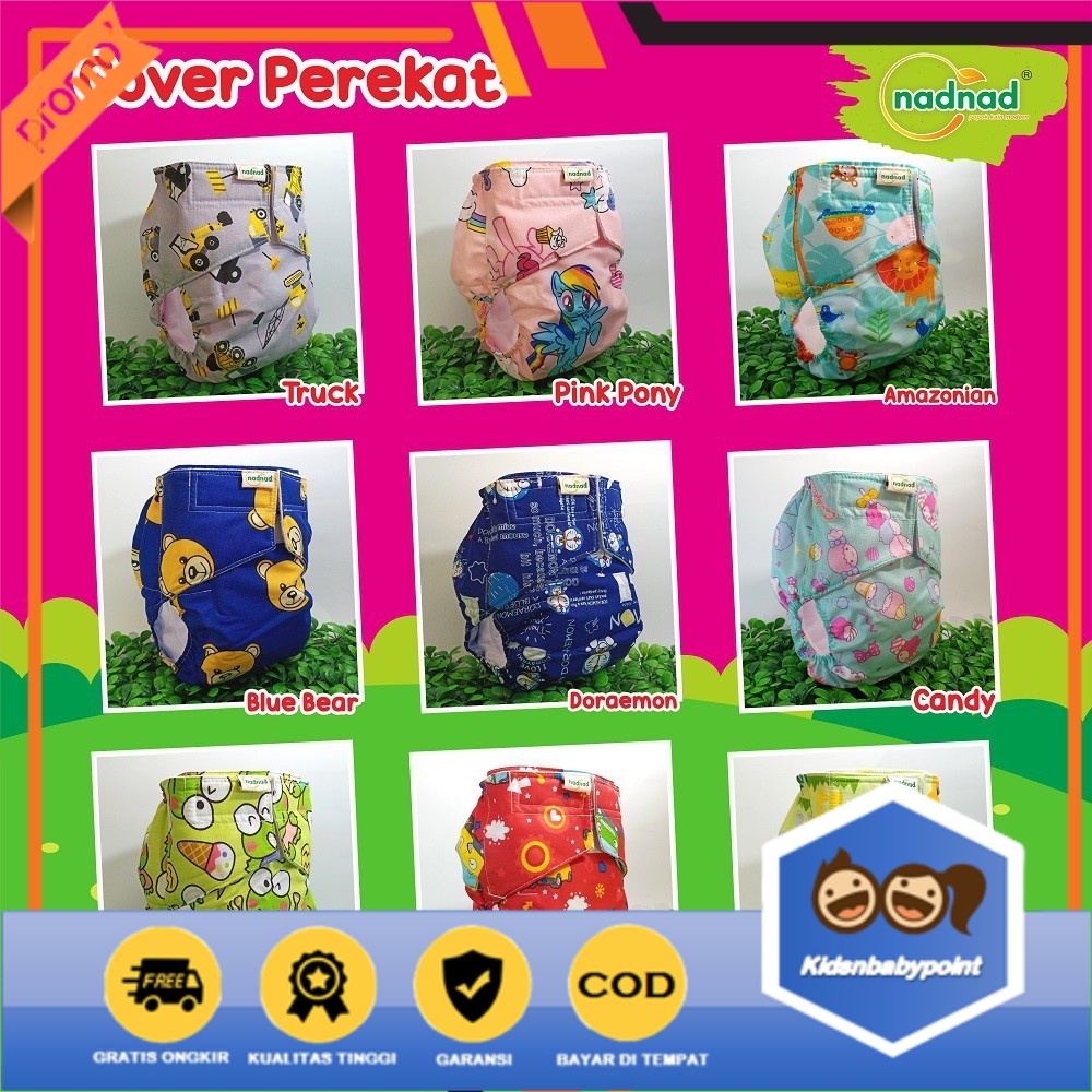 KNB Clodi Nadnad Popok Diapers Kain Cuci Ulang