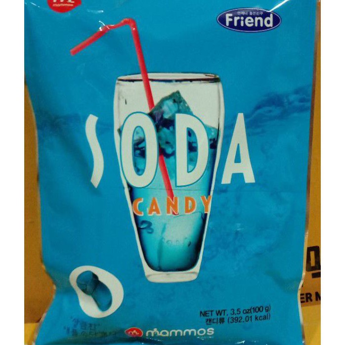 

Mammos Kembang Gula Rasa Soda Apel(Apel Soda Candy) 100gr*