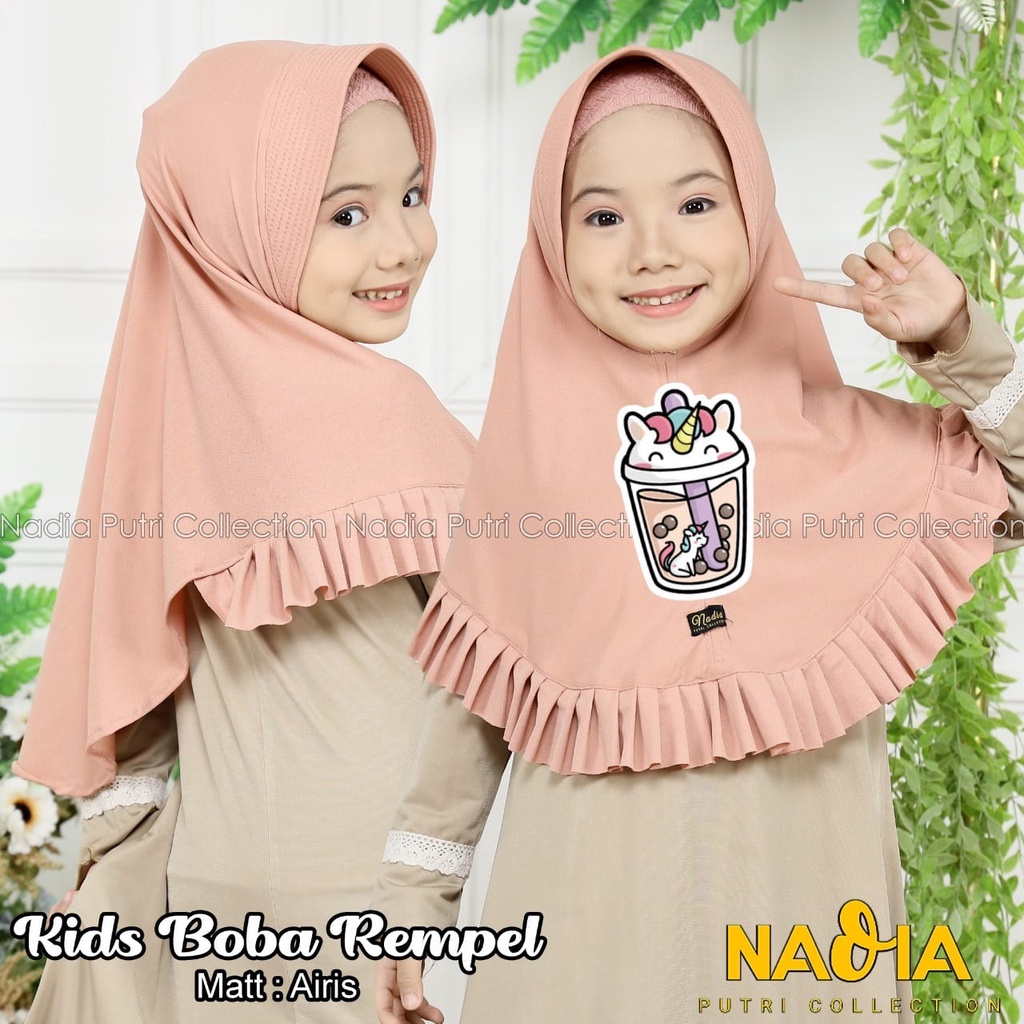 BOBA REMPEL HIJAB INSTAN ANAK