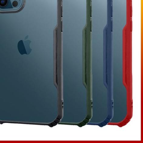 Case iPhone 12 Pro Max 12 Pro Mini Super Protect Slim Casing - 12 Mini, Red ➾